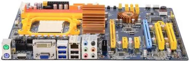 Alt view image 2 of 5 - JetWay HA07 AM2+/AM2 AMD 790GX HDMI ATX AMD Motherboard