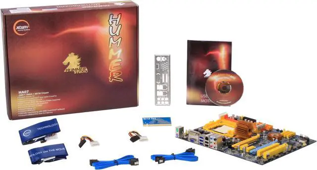 Alt view image 5 of 5 - JetWay HA07 AM2+/AM2 AMD 790GX HDMI ATX AMD Motherboard