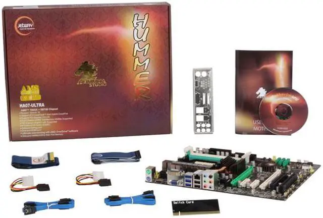 Alt view image 5 of 5 - JetWay JHA07-ULTRA-LF AM2+/AM2 AMD 790GX HDMI ATX AMD Motherboard