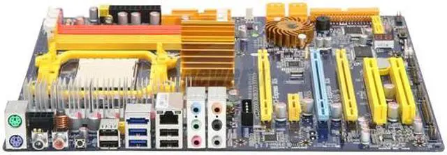 Alt view image 2 of 5 - JetWay JHA04-LF AM2+/AM2 AMD 790FX ATX AMD Motherboard