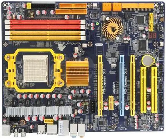 Alt view image 3 of 5 - JetWay JHA04-LF AM2+/AM2 AMD 790FX ATX AMD Motherboard