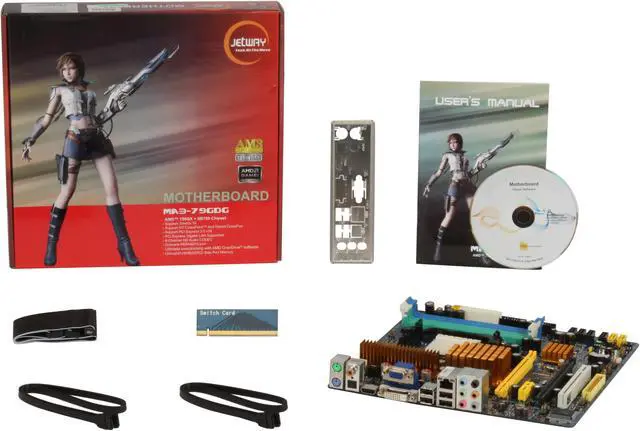 Alt view image 5 of 5 - JetWay JMA3-79GDG-LF AM3/AM2+/AM2 AMD 790GX HDMI Micro ATX AMD Motherboard