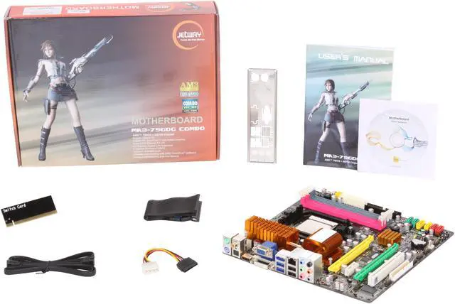 Alt view image 5 of 5 - JetWay JMA3-79GDGCB-D-LF AM3/AM2+/AM2 AMD 790GX HDMI Micro ATX AMD Motherboard