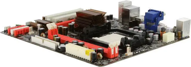 Alt view image 5 of 11 - JetWay JMA3-785GP-LF AM3 AMD 785G HDMI Micro ATX AMD Motherboard