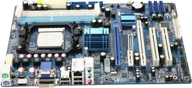 Alt view image 2 of 5 - JetWay JXBLUE-78GA3D-LF AM3/AM2+/AM2 AMD 780G HDMI ATX AMD Motherboard