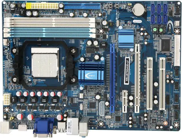 Alt view image 3 of 5 - JetWay JXBLUE-78GA3D-LF AM3/AM2+/AM2 AMD 780G HDMI ATX AMD Motherboard
