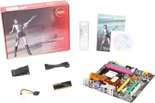 Alt view image 5 of 5 - JetWay JMA3-79GDGEXL-LF AM3/AM2+/AM2 AMD 790GX HDMI Micro ATX AMD Motherboard