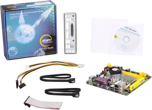 Alt view image 5 of 5 - JetWay JNC96-510-LF Intel Atom D510 Intel NM10 Mini ITX Motherboard / CPU Combo