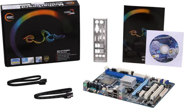 Alt view image 5 of 5 - JetWay JMI5-G41SGMD3-LF LGA 775 Intel G41 Micro ATX Intel Motherboard