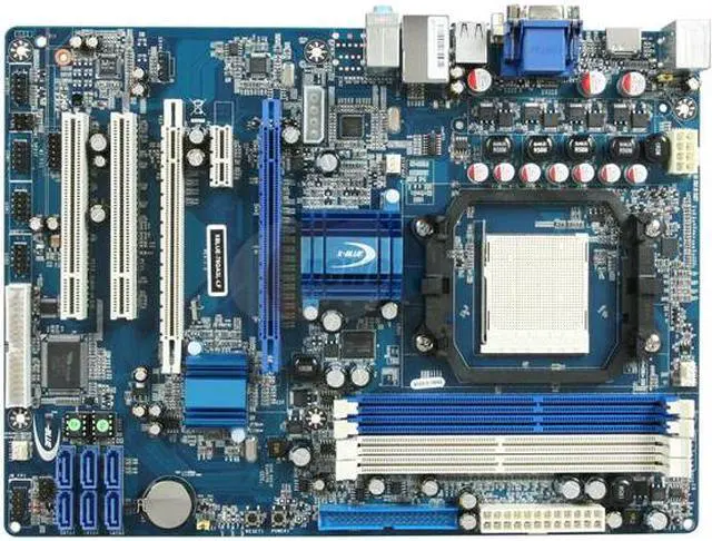 Alt view image 3 of 5 - JetWay JXBLUE-78GA3L-LF AM3/AM2+/AM2 AMD 780G HDMI ATX AMD Motherboard