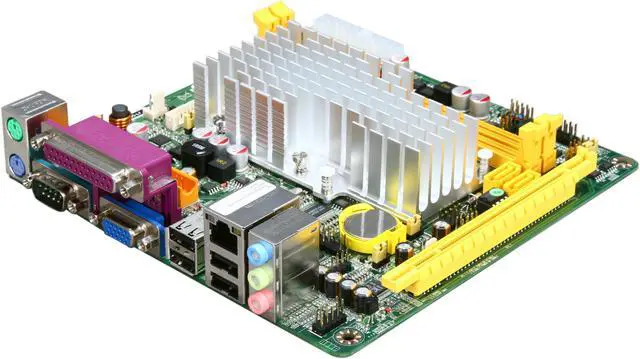 Main image of JetWay JNC94FL-525-LF Intel Atom D525 (1.8GHz, dual core ) BGA559 Intel NM10 Mini ITX Motherboard / CPU Combo