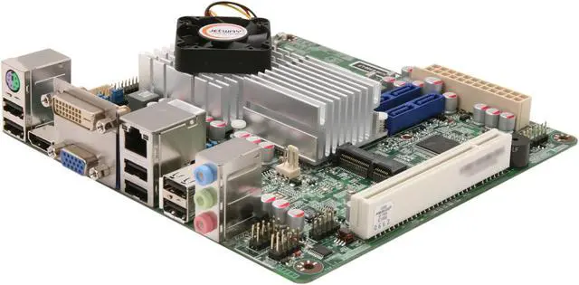 Main image of JetWay JNC85-E350-LF AMD E-350 APU (1.6GHz, Dual-Core) AMD Hudson D1 Mini ITX Motherboard / CPU Combo
