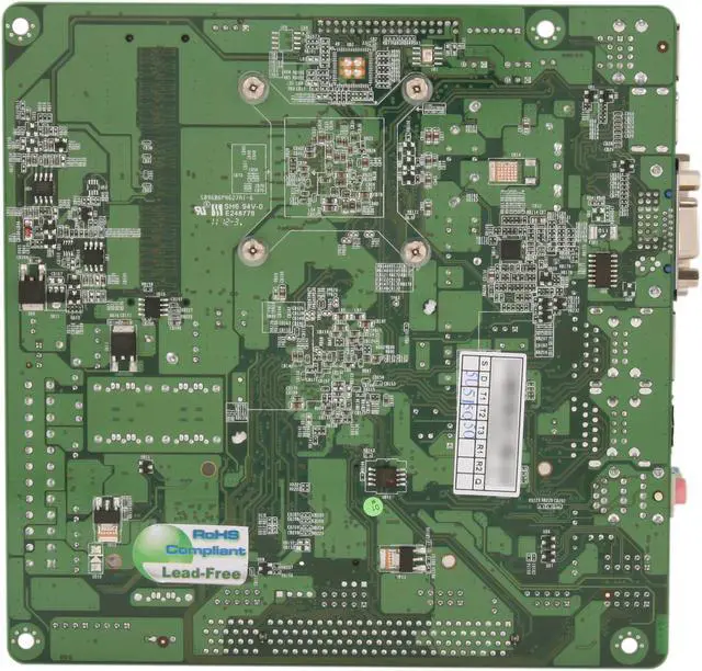 Alt view image 4 of 5 - JetWay JNC85-E350-LF AMD E-350 APU (1.6GHz, Dual-Core) AMD Hudson D1 Mini ITX Motherboard / CPU Combo