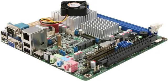 JetWay JNC74-2007 VIA Nano L2007 (1.6GHz 25W) Mini ITX Motherboard ...