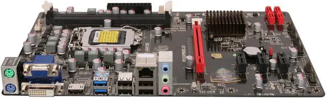 Alt view image 2 of 5 - JetWay JTI61AG3 LGA 1155 Intel H61 HDMI USB 3.0 ATX Intel Motherboard