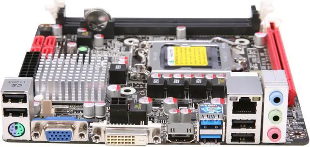 Alt view image 2 of 5 - JetWay JI61G-ITX LGA 1155 Intel H61 HDMI USB 3.0 Mini ITX Intel Motherboard