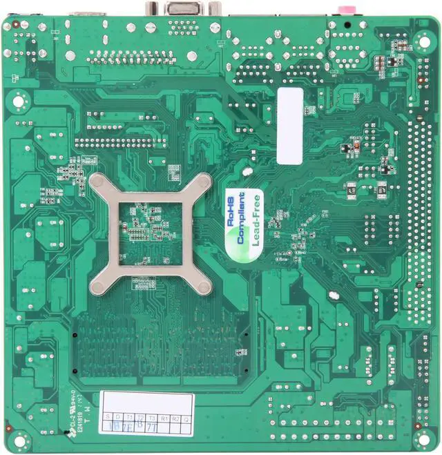 Alt view image 4 of 5 - JetWay JNC9KDL-2700 Intel Atom D2700 (2.13GHz, Dual-Core) Intel NM10 Mini ITX Motherboard / CPU Combo