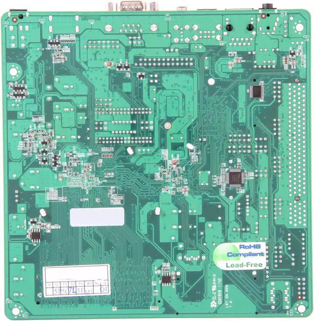 Alt view image 4 of 5 - JetWay JNF9C-2600 Intel Atom N2600 (1.6GHz, Dual-Core) Intel NM10 Mini ITX Motherboard / CPU Combo