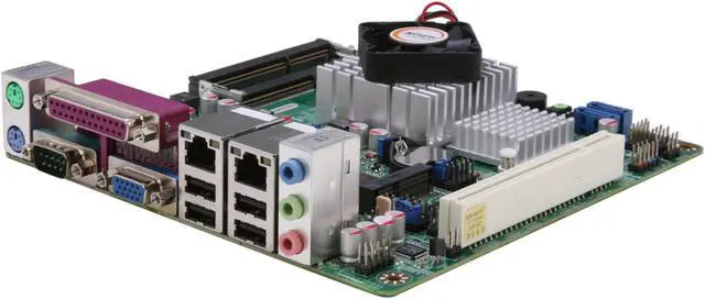 Main image of JetWay JNC9MGL-525 Intel Atom D525 (1.8GHz, Dual-Core) Intel NM10 Mini ITX Motherboard / CPU Combo