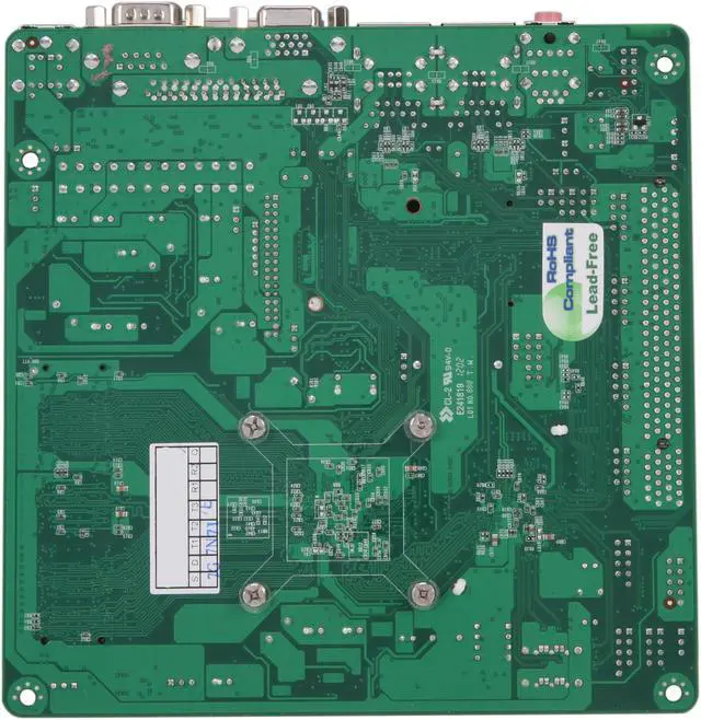 Alt view image 4 of 5 - JetWay JNC9MGL-525 Intel Atom D525 (1.8GHz, Dual-Core) Intel NM10 Mini ITX Motherboard / CPU Combo