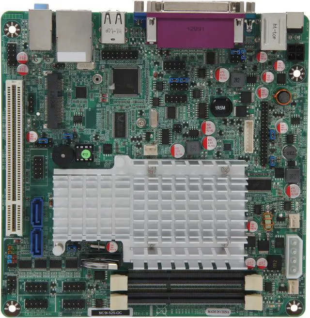 Alt view image 3 of 5 - JetWay JNC9I-525 Intel Atom D525 (1.8GHz, Dual Core) Intel NM10 Mini ITX Motherboard / CPU Combo