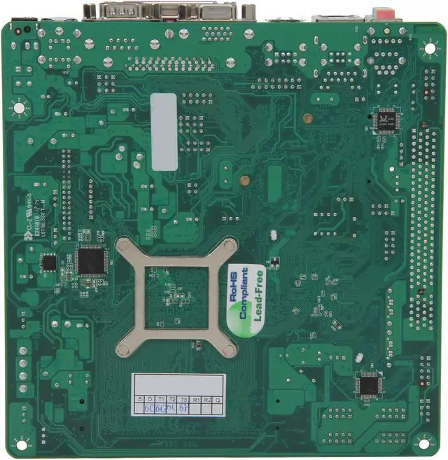 Alt view image 4 of 5 - JetWay JNC9I-525 Intel Atom D525 (1.8GHz, Dual Core) Intel NM10 Mini ITX Motherboard / CPU Combo