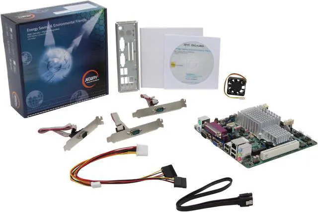 Alt view image 5 of 5 - JetWay JNC9I-525 Intel Atom D525 (1.8GHz, Dual Core) Intel NM10 Mini ITX Motherboard / CPU Combo