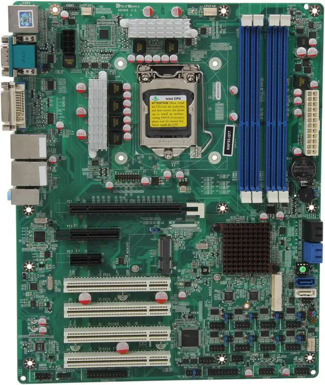 Alt view image 4 of 5 - JetWay JNAF93-Q77 LGA 1155 Intel Q77 HDMI USB 3.0 ATX Intel Motherboard