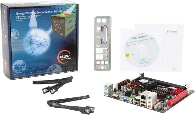 Alt view image 5 of 5 - JetWay JTAE24G-ITX AMD E-240 APU @1.5GHz AMD Hudson D1 Mini ITX Motherboard / CPU Combo