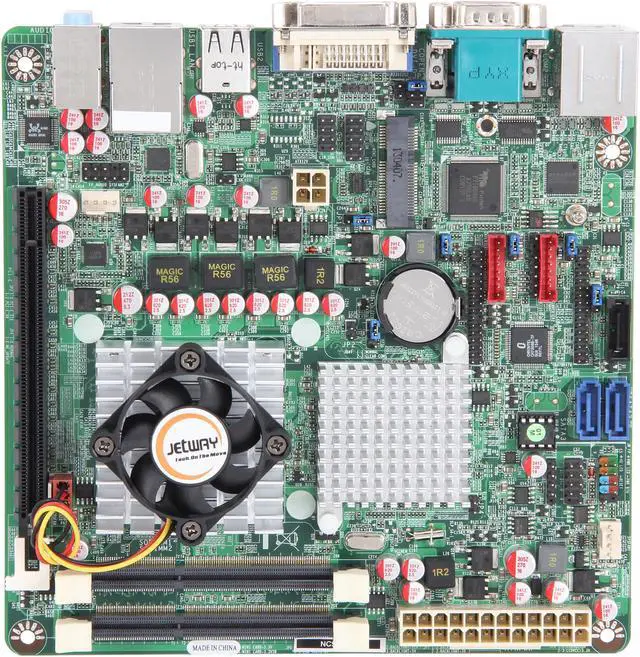 Alt view image 3 of 5 - JetWay JNC9Q-847 Intel Celeron 847 Dual Core Mobile Processor 1.1 GHz @ 17W (FCBGA1023) Intel NM70 Mini ITX Motherboard / CPU Combo