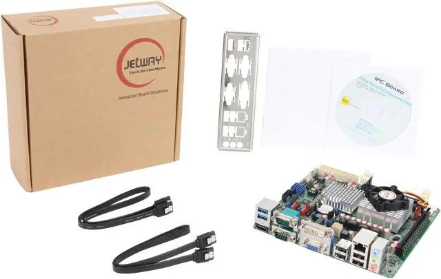 Alt view image 5 of 5 - JetWay JNC9Q-847 Intel Celeron 847 Dual Core Mobile Processor 1.1 GHz @ 17W (FCBGA1023) Intel NM70 Mini ITX Motherboard / CPU Combo