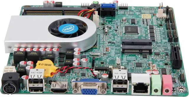 Alt view image 2 of 5 - JetWay JNL70-I1037 Intel Celeron 1037U 1.80GHz Intel NM70 Mini ITX Motherboard / CPU / VGA Combo