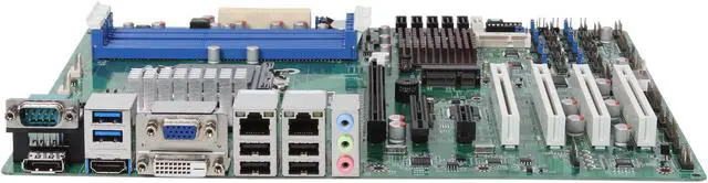 Alt view image 2 of 5 - JetWay JNAF95-Q87 LGA 1150 Intel Q87 HDMI USB 3.0 ATX Intel Motherboard