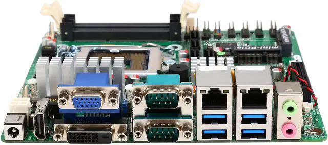 Alt view image 2 of 5 - Jetway JNF9QU-Q87 Intel Socket LGA 1150, HDMI, 4*SATA3 + mSATA/mPCIE Combo, Onboard TPM, Mini-ITX MB