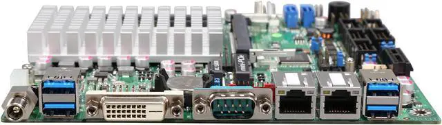 Alt view image 2 of 5 - JetWay JNF591-3150 Intel Celeron N3150 SoC, 1.60GHz - 2.08GHz Burst, Quad-Core, 6W TDP/4W SDP, with AES-NI support Mini ITX Motherboard / CPU / VGA Combo