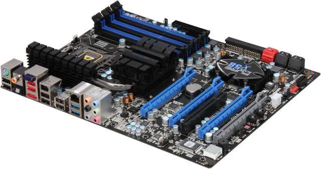 Main image of SAPPHIRE PURE Black X58 LGA 1366 Intel X58 USB 3.0 ATX Intel Motherboard