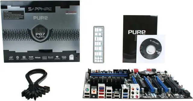 Alt view image 5 of 5 - SAPPHIRE PURE Black P67 LGA 1155 Intel P67 USB 3.0 ATX Intel Motherboard