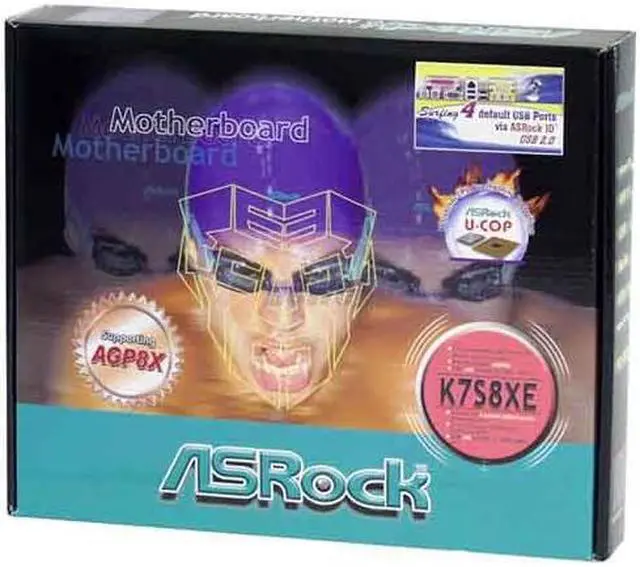 Alt view image 4 of 4 - ASRock K7S8XE 462(A) SiS 748 ATX AMD Motherboard