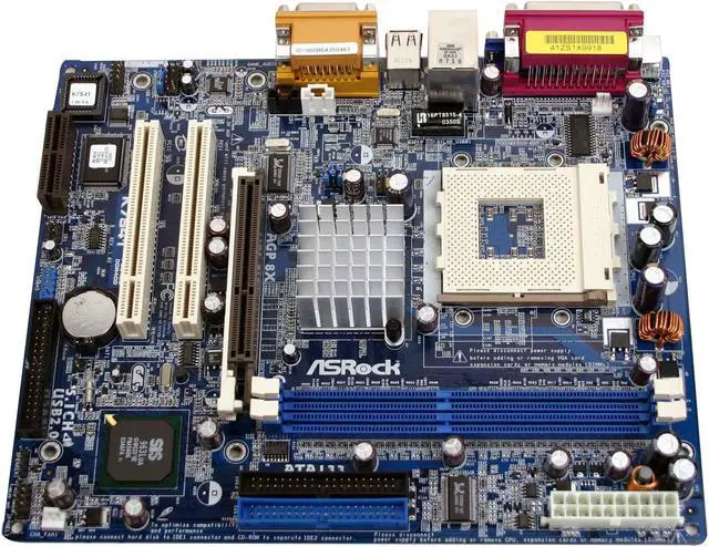 Alt view image 2 of 4 - ASRock K7S41 462(A) SiS 741 Micro ATX AMD Motherboard