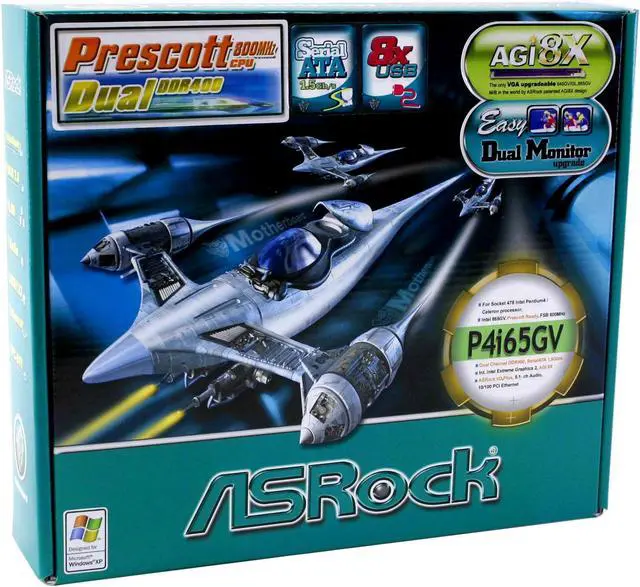 Alt view image 4 of 4 - ASRock P4I65GV Socket 478 Intel 865GV Micro ATX Intel Motherboard