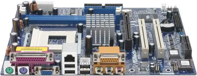 Alt view image 2 of 5 - ASRock K7VM3 462(A) VIA KM266Pro Micro ATX AMD Motherboard