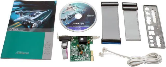 Alt view image 4 of 5 - ASRock K7VM3 462(A) VIA KM266Pro Micro ATX AMD Motherboard
