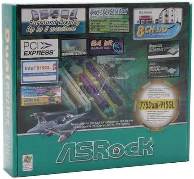 Alt view image 4 of 4 - ASRock 775Dual-915GL LGA 775 Intel 915GL Micro ATX Intel Motherboard