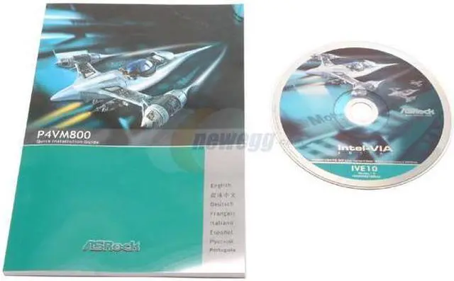 Alt view image 3 of 5 - ASRock P4VM800 Socket 478 VIA P4M800 Micro ATX Intel Motherboard