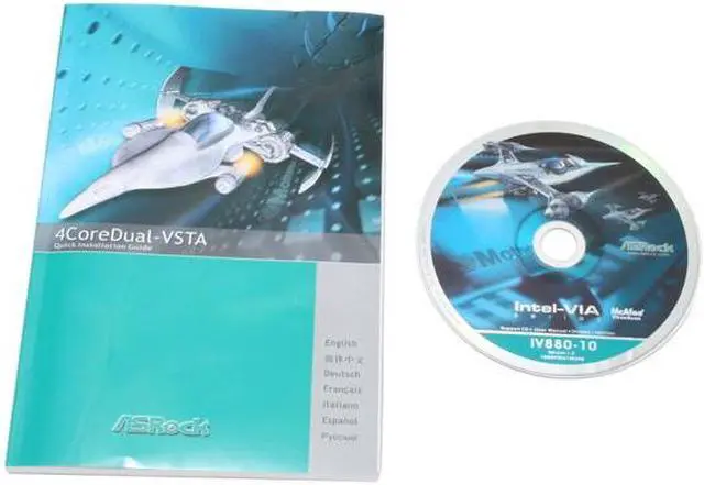 Alt view image 6 of 7 - ASRock 4CoreDual-VSTA LGA 775 VIA PT880 Ultra ATX Intel Motherboard