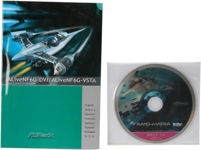 Alt view image 7 of 8 - ASRock ALIVENF6G-VSTA AM2 NVIDIA GeForce 6100 or 6150SE / nForce 430  (Depend on the version) Micro ATX AMD Motherboard