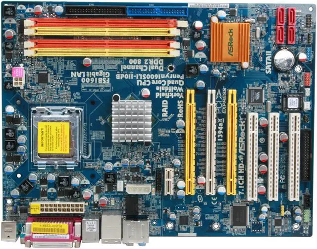 Alt view image 3 of 7 - ASRock Penryn1600SLI-110dB LGA 775 NVIDIA nForce 650i SLI ATX Intel Motherboard