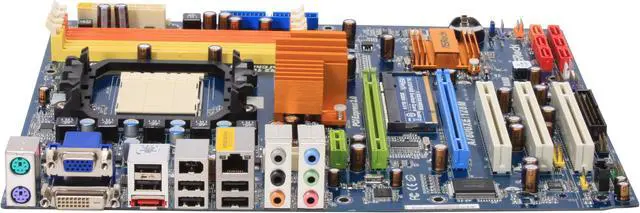 Alt view image 2 of 5 - ASRock A780GXE/128M AM2+/AM2 AMD 780G ATX AMD Motherboard