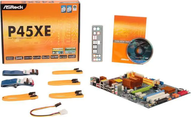 Alt view image 5 of 5 - ASRock P45XE LGA 775 Intel P45 ATX Intel Motherboard