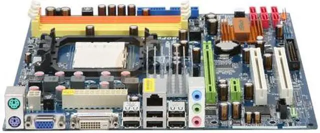 Alt view image 2 of 5 - ASRock A780FullHD AM2+/AM2 AMD 780G Micro ATX AMD Motherboard